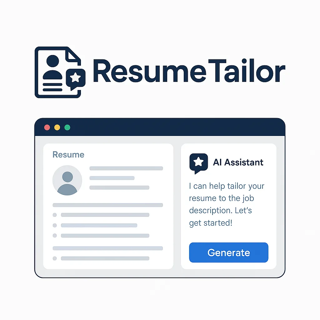 Alternate ResumeTailor branding treatment